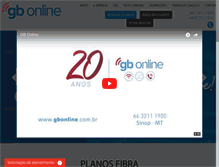 Tablet Screenshot of gbonline.com.br